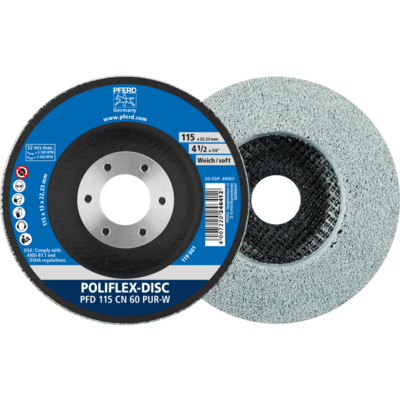 PFERD TOOLS POLIFLEX Nástroje PFD 115-22 CN 60 PUR-W