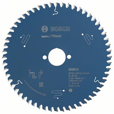 BOSCH 2608644050 - Pílový kotúc Expert for Wood 190 x 30 x 2,6 mm, 56