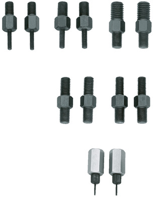 GEDORE 1.81/20 Sada závitových adaptérů pro použití s 1 a 2 otvory M14x1,5