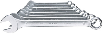 GEDORE SB 7-08 Sada plochých a očkových kľúčov 8-dielna UD-profil 10-24 mm
