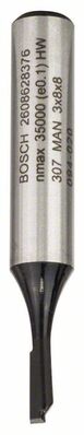 BOSCH Drážkovací frézy 8 mm, D1 3 mm, L 8 mm, G 51 mm
