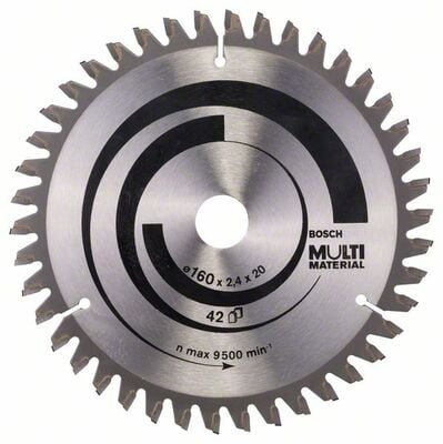 BOSCH 2608640503 - Pílový kotúc Multi Material 160 x 20/16 x 2,4 mm, 42