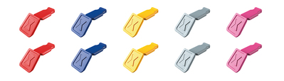 KNIPEX 00 61 10 C V01 Klipy ColorCode mix farieb 1 (10 kusov)