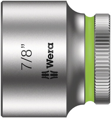 WERA 8790 HMB Nástrčná hlavice Zyklop, upínacia časť 3/8", 7/8" x 30 mm
