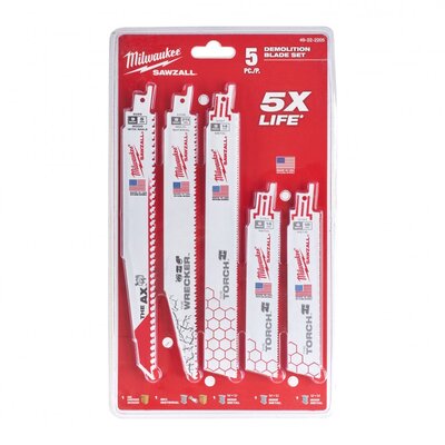 MILWAUKEE FŰRÉSZKÉS KÉSZLET (5 DB) 49222205