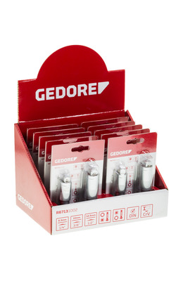 GEDORE RED Displej redukcií a adaptérov 10 diel R67139010 Gedore Red