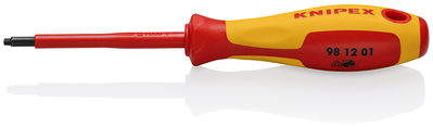 KNIPEX 98 12 01 Skrutkovač pre skrutky Robertson R1 izolované s multi-komponentnými rukoväťami, VDE 