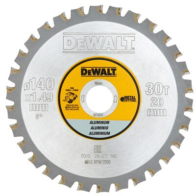DeWALT KOTUC PILOVY na kov pre AKU-píly 140x20mm 30z DT1910