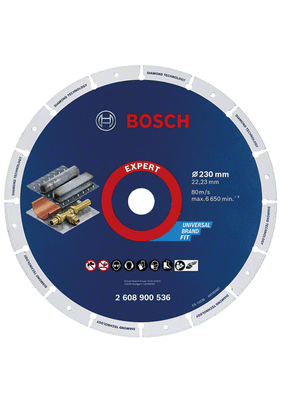 BOSCH Diamantové kotouce na kov 230 x 22,23 mm - 2 608 900 536