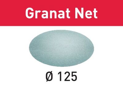 FESTOOL Sietové brúsne prostriedky STF D125 P400 GR NET/50 Granat Net