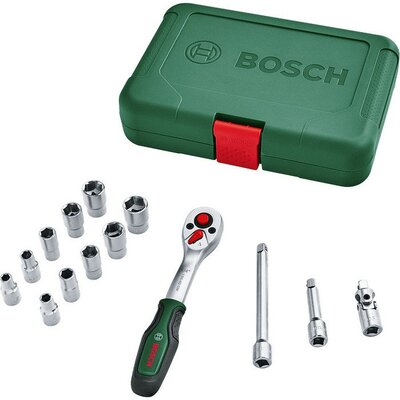 BOSCH 14-dielna súprava ¼” nástrčných kľúčov - 1600A02BY0