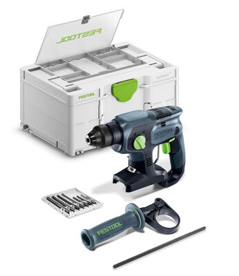 FESTOOL Akumulátorové kombinované vrtací kladivo KHC-S 18-Basic-Set