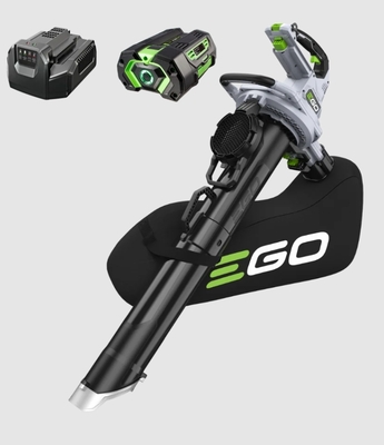 Ego Power Fukár LV5000E, 3 v 1 (vysavač, fukár, drtič listí), set s akumulátorem