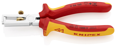 KNIPEX 11 06 160 SB Odizolovací nástroj s otváracou pružinou, univerzálne izolované s multi-komponen