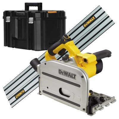 DeWALT DWS520KTR - Ponorná okružní pila 59 mm s vodící lištou