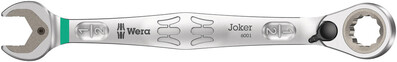 WERA 6001 Ráčnový očkoplochý kľúč, prepínateľná ráčnová mechanika, palcový, 1/2" x 171 mm