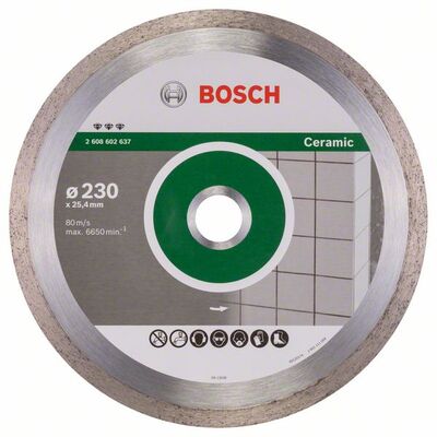 BOSCH Diamantový rezací kotúc Best for Ceramic 230 x 25,40 x 2,4 x 10 mm
