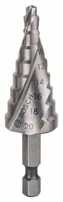 BOSCH Stupnovitý vrták HSS 4 - 20 mm, 1/4", 70,5 mm