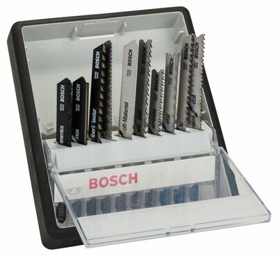 BOSCH 2607010574 - 10-dielna súprava pílových listov do priamociarych píl Robust Line Top Expert