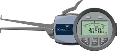 Kroeplin Hrúbkomer vnútorný 15-30mm A / D m, 3 P, Kroplin