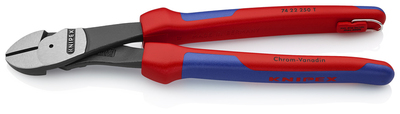 KNIPEX 74 22 250 T Bočné cvikacie kliešte s veľkou pákovou silou s multi-komponentnými úchopmi, s in