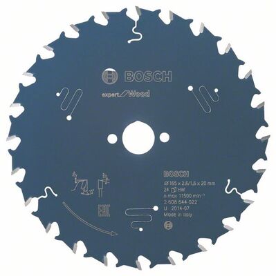 BOSCH 2608644022 - Pílový kotúc Expert for Wood 165 x 20 x 2,6 mm, 24