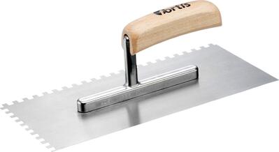 FORTIS Hladítko 280 x 130mm 6 x 6mm ocel Fortis