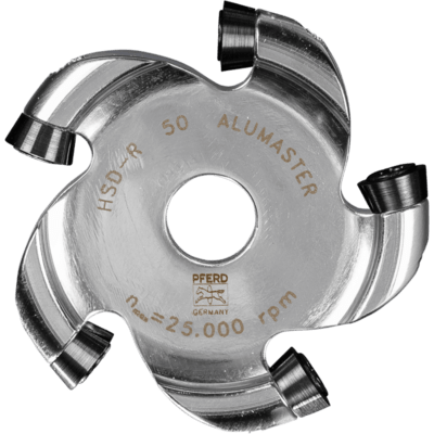 PFERD TOOLS Frézovacie nástroje s rezacími vložkami HSD-R 50 ALUMASTER HICOAT