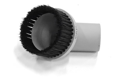 Cleancraft Kulatý kartáč, Ø 36 mm, sací Ø 65 mm, šedý