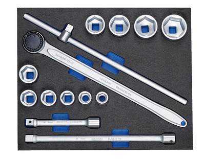 GEDORE 2005 CT3-32 Sada nástrčných kľúčov 3/4" v module Check-Tool, 14-dielna