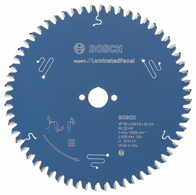 BOSCH 2608644129 - Pílový kotúc Expert for Laminated Panel 190 x 20 x 2,6 mm, 60