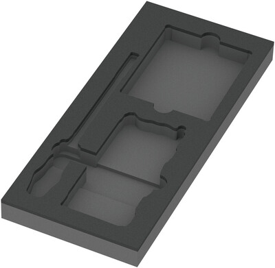 WERA 9850 Kraftform Kompakt a Tool-Check PLUS v penovej vložke, set 1, bez náradia, 172 x 30 x 392 mm