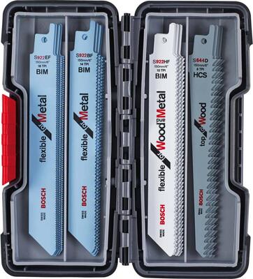 BOSCH 20-dílná sada pilových listu do ocasní pily, Wood and Metal