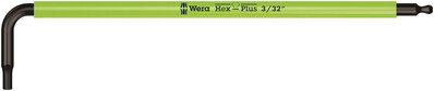 WERA 950 SPKL Zástrčný kľúč Multicolour, palcový, BlackLaser, 3/32" x 112 mm