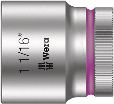 WERA 8790 HMC Nástrčná hlavice Zyklop, upínacia časť 1/2", 1 1/16" x 40 mm