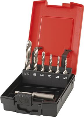 FORMAT Sada závitníkov M3 - M10 s vrtákom HSS-E hex 1/4" Format