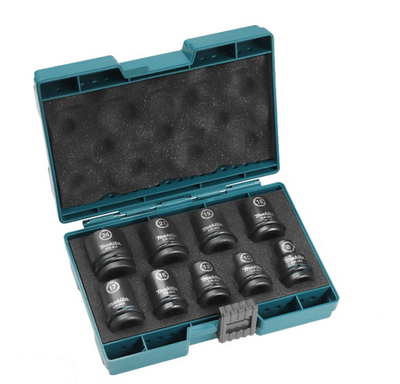 MAKITA E-16564 - Dugókulcs készlet 1/2" 9 db Impact BLACK