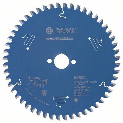 BOSCH 2608644094 - Pílový kotúc Expert for Aluminium 160 x 20 x 2,2 mm, 52