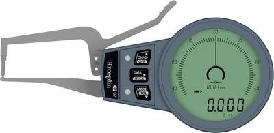 Hrúbkomer 0-15/0,001mm typ3 IP67 USB INDUKTION Kroeplin