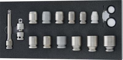 WERA Modul CT 1/3 18 diel hlavice rázové 1/2" Wera