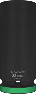 BOSCH Nástrčný kľúč PRO Impact Socket, 1/2", 22 mm, hlboký - 2608003053
