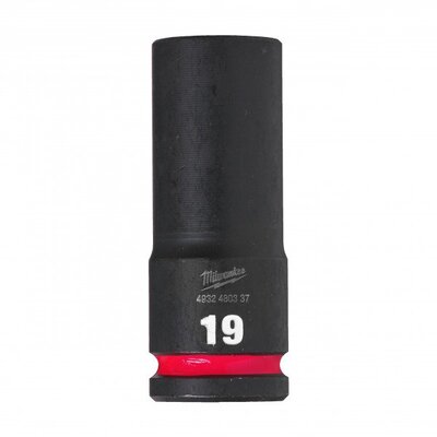 MILWAUKEE NÁSTRČNÝ KĽÚČ SHOCKWAVE 1/2" PREDĹŽENÝ HEX 19 MM 4932480337