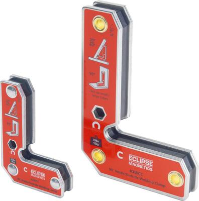 ECLIPSE MAGNETICS Uholník zvárací magnetický 75x52/125x85mm 2ks Eclipse