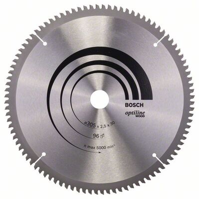 BOSCH 2608640442 - Pílový kotúc Optiline Wood 305 x 30 x 2,5 mm, 96