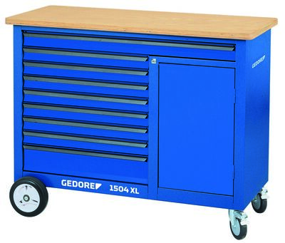 GEDORE 1504 XL 1710 Mobilný pracovný stôl 1,25 m široký