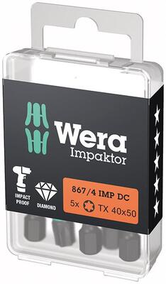 WERA Bit 1/4" torx T40 x 50mm 867/4 IMP bal 5ks Wera