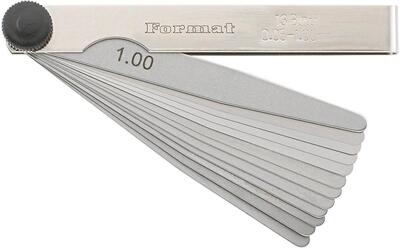 FORMAT Špárová mierka 0,05 - 1,0mm 13 listov L100mm presnosť T3 Format