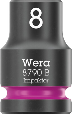 WERA 8790 B Nástrojová hlavica Impaktor s pripojovacím rozmerom 3/8", 8 x 30 mm