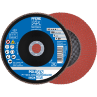 PFERD TOOLS POLIFAN-Disky s plochým okrajom PFF 180 A-COOL 80 SG INOX+ALU