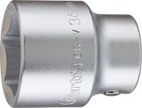 FORTIS Hlavica 1/2" 6 hran 36 x 60mm CrV DIN3124 Fortis